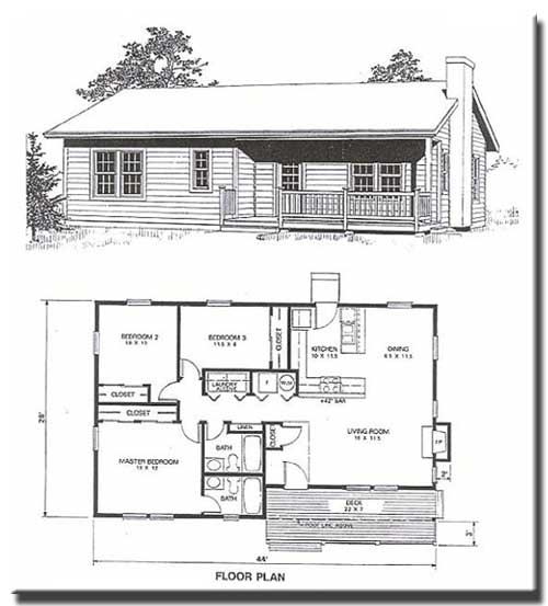 Idaho Cedar Cabins Floor Plans